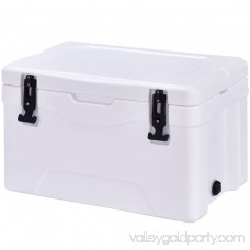 Costway Outdoor Insulated Fishing Hunting Cooler Ice Chest 30 Quart Sports Heavy Duty